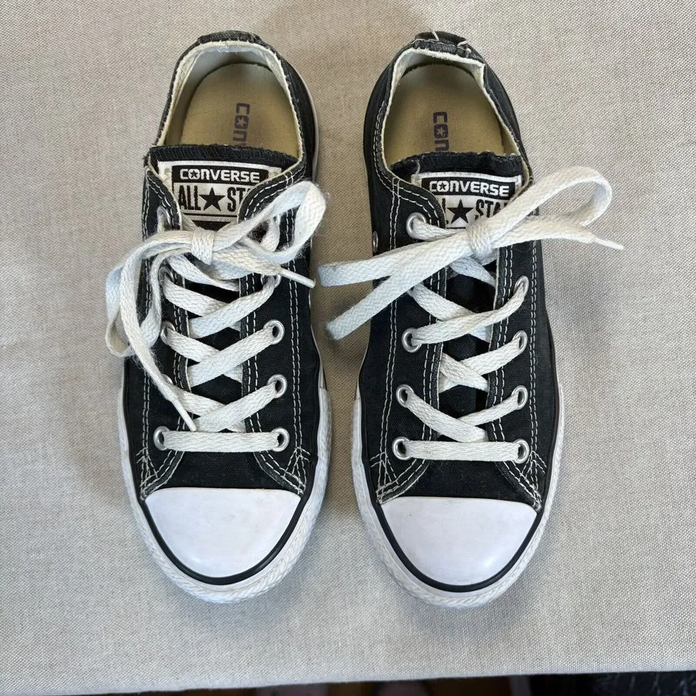 Converse Shoes Youth 3 Chuck Taylor All Star Classic Low Top Sneaker 3J235 Black